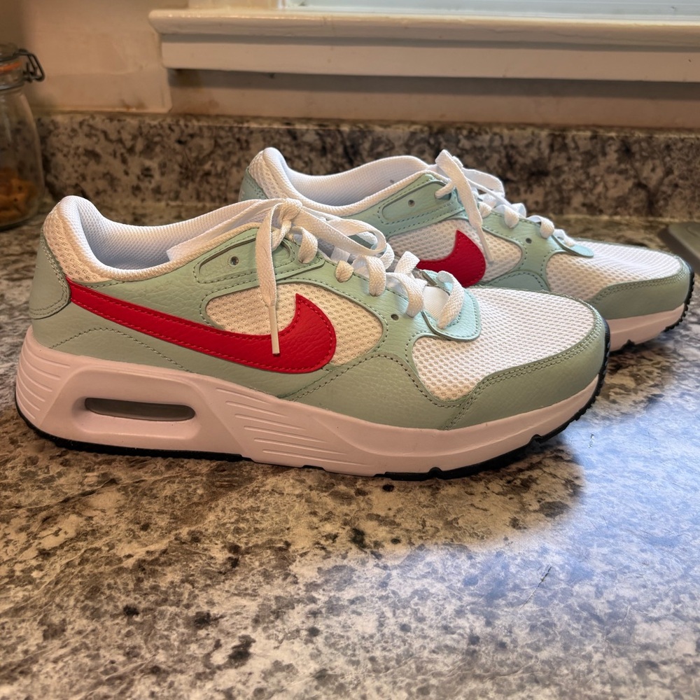 Nike Air Max SC Casual White/Jade Ice Running Athletic CW4554 115 Women Size 9